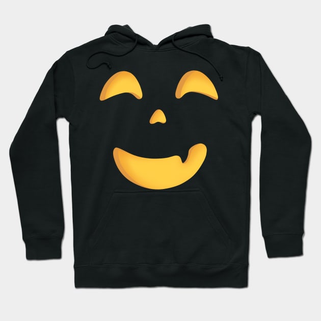 Cheeky Jack O Lantern Face Hoodie by Lady Lilac